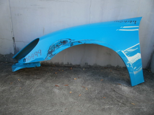 Porsche ポルシェ 718 ボクスター 982 ケイマン 純正 フロントフェンダー L 左側 青系 982821021/98150345500 m0499拍卖