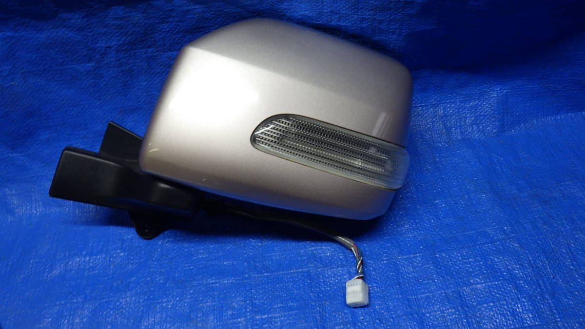 ダイハツ ムーヴ カスタム L150S L152S 純正 ドアミラー 左 ピンク T16 7本線 動作品 管K0110-6拍卖