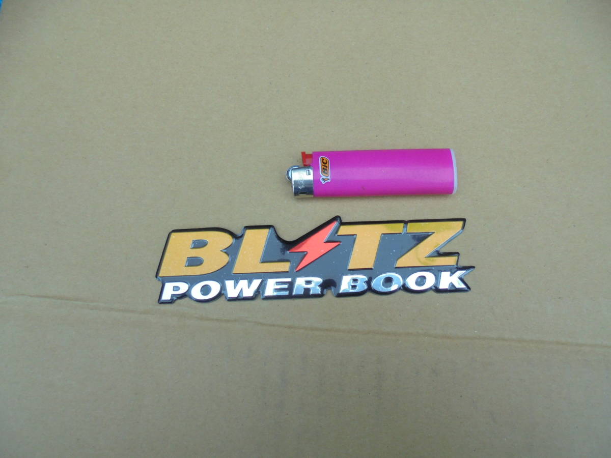 汎用 BLTZ エンブレム ステッカー アルミ製 のり付き 未使用品 ラ5拍卖