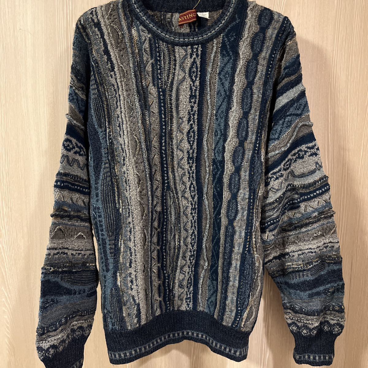 ◆美品◆ 90s HASTINGSヴィンテージイタリア製ニット サイズL拍卖
