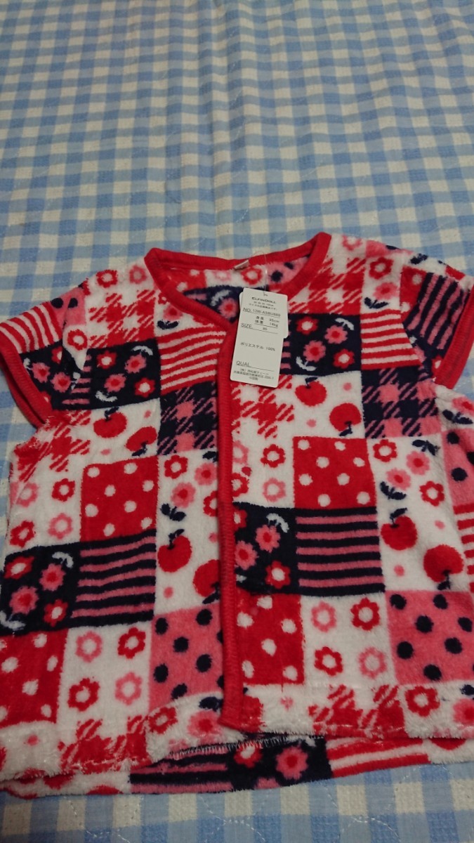 〇♪0930☆未使用・保管品☆マイクロフリースベスト 赤リンゴ95拍卖