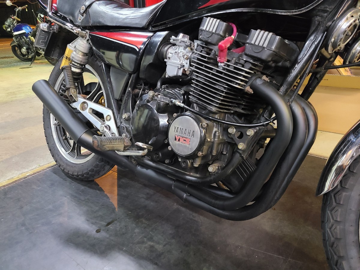 受注生産 XJ400E XJ400D XJ550 ショート管 ブラック マフラー 国内生産 ヤマハ拍卖
