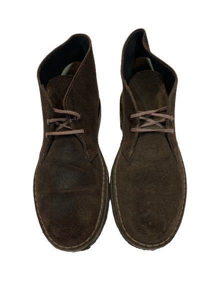 00s 2010s Clarks Desert Boots Suede クラークス デザートブーツ スエード ブラウン色 GB8 US8 1/2 27CM位拍卖