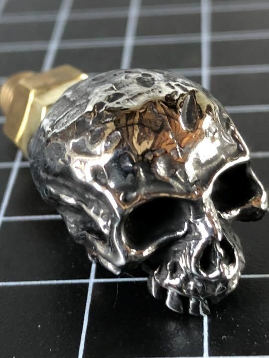 ナンバーボルト★スカル★ドクロ★髑髏★ジャーマンシルバー拍卖