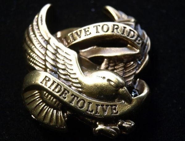 イーグル・コンチョ★生きる為に走る★走る為に生きる★アンティーク加工★拍卖