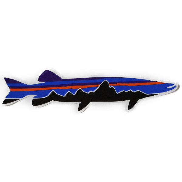 パタゴニア ステッカー フィッツロイ マスキー PATAGONIA FITZROYMUSKY 魚 釣 デコ フィッシュ シール カスタム デカール ギア フィッシュ拍卖