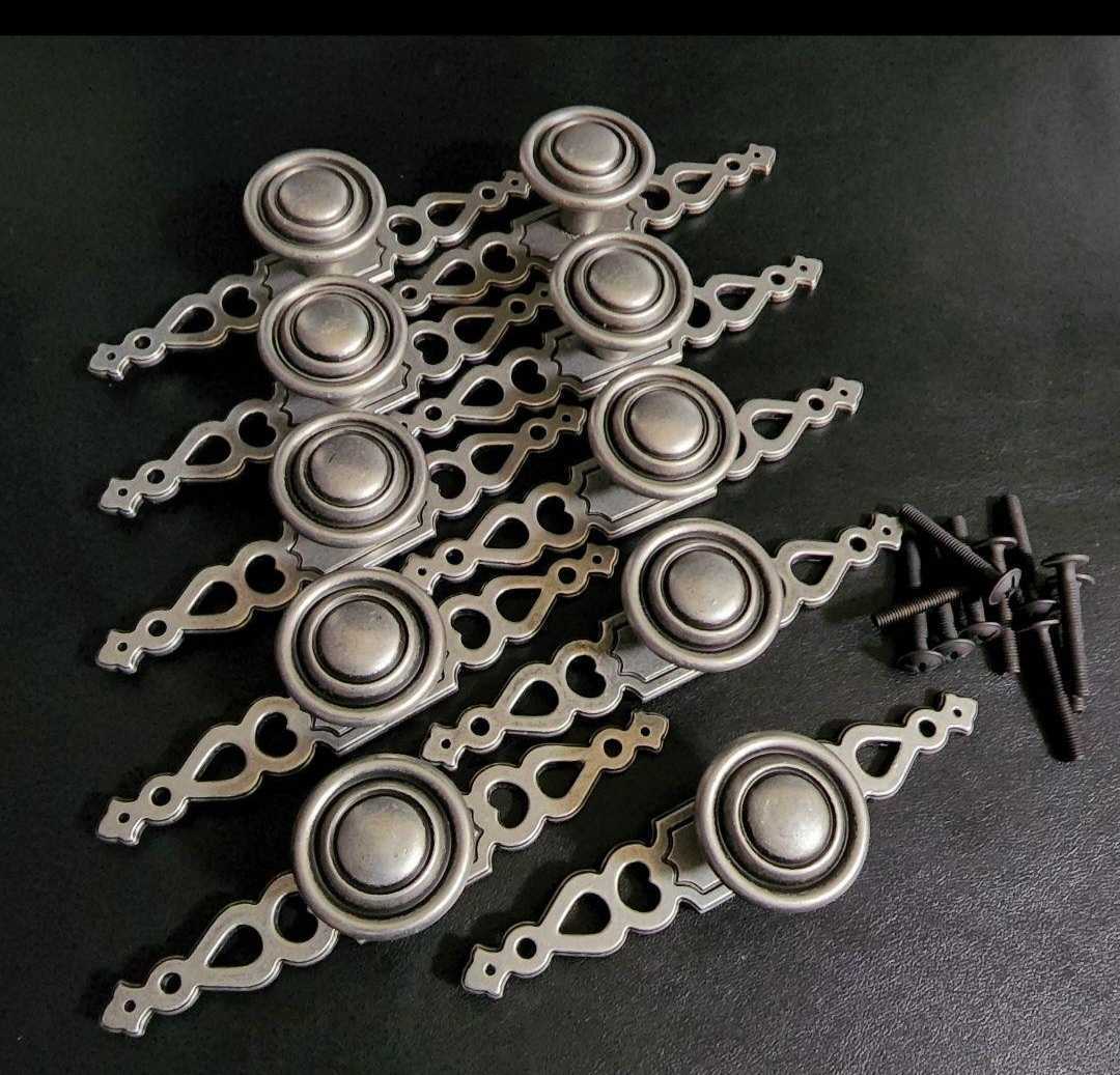 ヨーロッパ製 輸入アンティーク風 つまみ 取っ手 (10個セット) ⑦拍卖