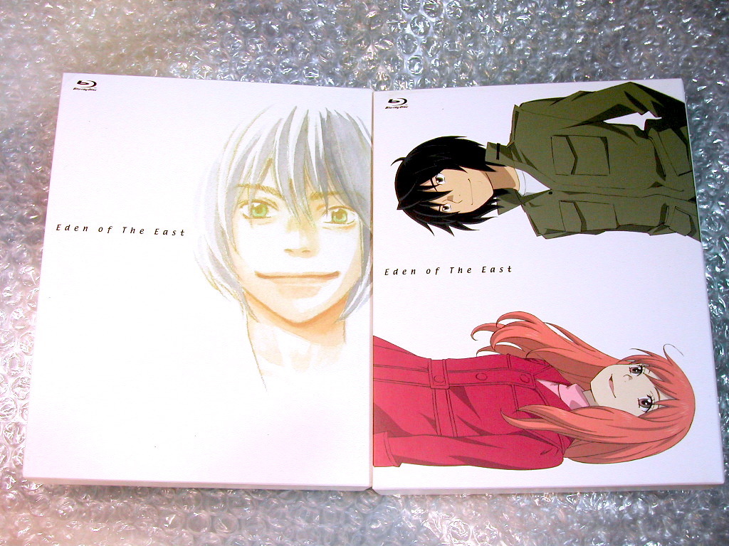東のエデン全2BOXシリーズ完全セット!!ブルーレイ劇場版I&IIプレミアム エディション全6枚組/超お宝!!特典フィルム実物カット2shot超良場面拍卖