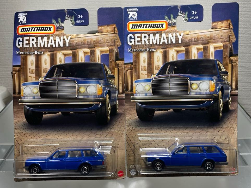 MATCHBOX マッチボックス GERMANY MERCEDES-BENZ W 123 メルセデスベンツ 2台セット拍卖