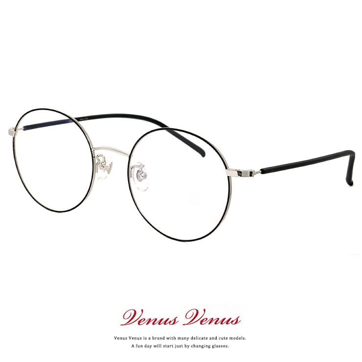 新品 メガネ ラウンド型 2374-1 レディース メンズ 丸眼鏡 丸メガネ venus×2拍卖