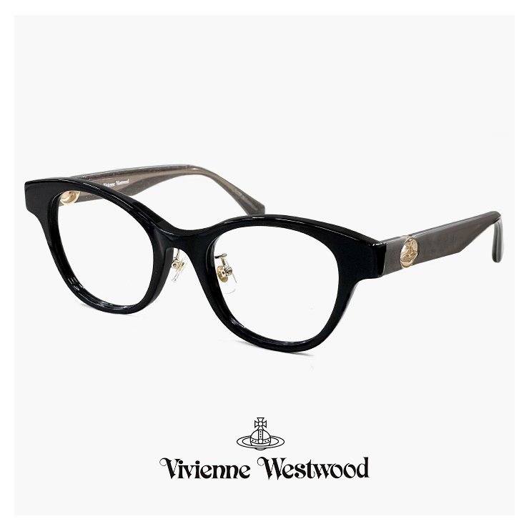 新品 ヴィヴィアン ウエストウッド レディース メガネ 40-0014 c03 48mm Vivienne Westwood 眼鏡 女性 ボスリントン 型 小顔 小物 黒縁拍卖