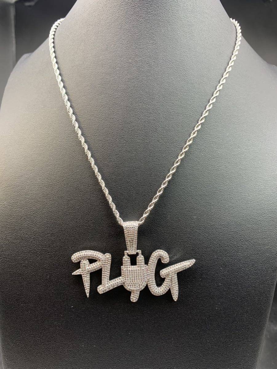 プラグ PLUG スラング ブリンブリン ネックレス ヒップホップ ラッパー拍卖