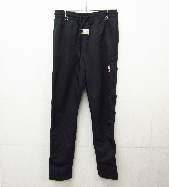 NIKE×FEAR OF GOD NBA ウォームアップパンツ ナイロン CU4684-010 XSサイズ ブラック メンズ ◆FG6923拍卖