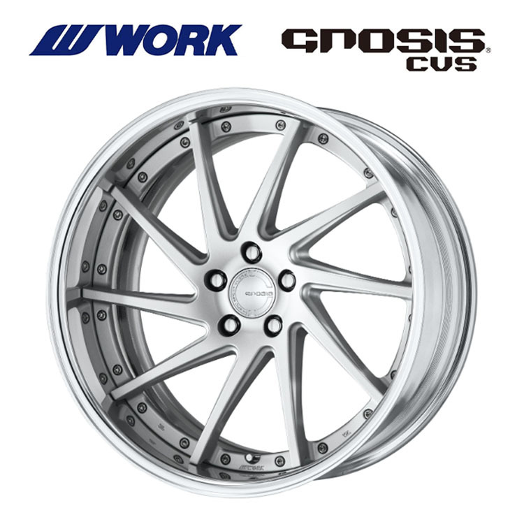 送料無料 ワーク GNOSIS CVS FULL REVERSE ミドルコンケイブ STANDARD Adisk 8.5J-19 +43~1 5H-114.3 【4本セット 新品】拍卖
