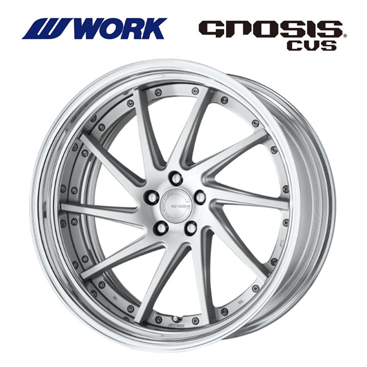 送料無料 ワーク GNOSIS CVS STEP RIM ミドルコンケイブ STANDARD Adisk 11.5J-22 +64~-46 5H-112 【4本セット 新品】拍卖