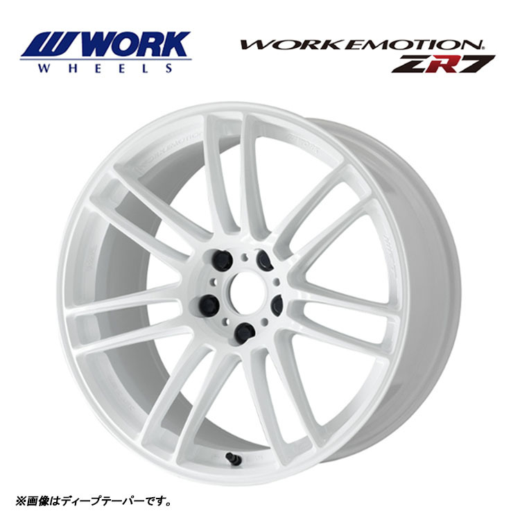 送料無料 ワーク WORK EMOTION ZR7 ディープテーパー 9.5J-19 +38 5H-114.3 (19インチ) 5H114.3 9.5J+38【4本セット 新品】拍卖