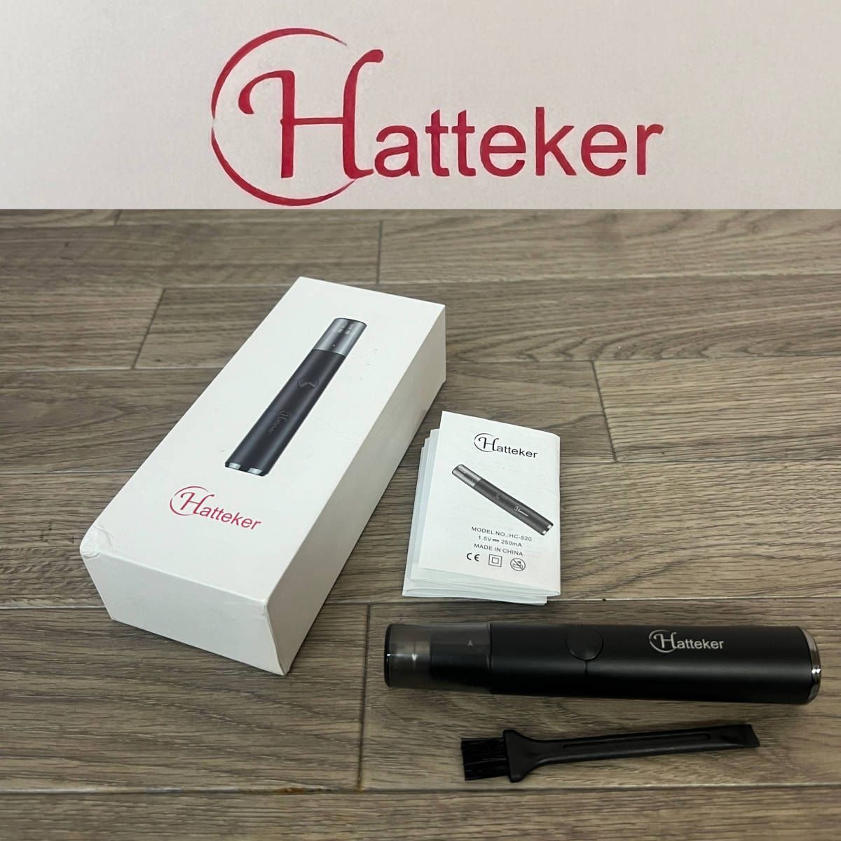 ★☆【NO.1202-R】 新品未使用☆動作確認済み☆鼻と耳の毛カッター☆Hatteker☆HC-520☆★拍卖