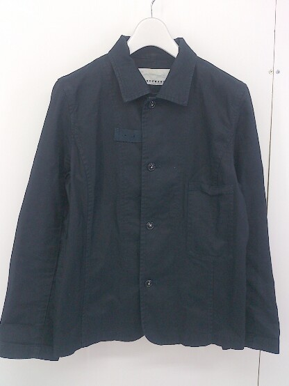 ◇ SUNAOKUWAHARA スナオクワハラ 長袖 ジャケット サイズM ネイビー メンズ拍卖