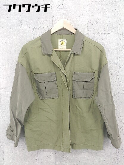 ◇ Ray BEAMS レイ ビームス 長袖 ミリタリー ジャケット カーキ レディース拍卖