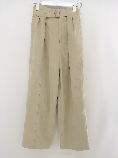 ◇ FREE'S MART フリーズマート ストレート パンツ サイズS ベージュ レディース拍卖