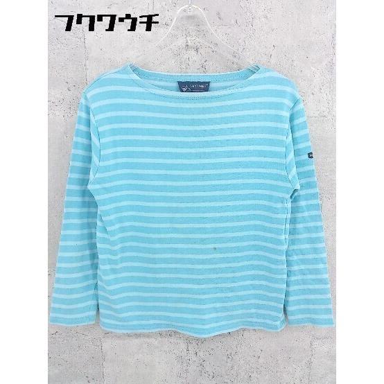◇ SAINT JAMES セントジェームス 長袖 Tシャツ カットソー ライトブルー * 1002800051144拍卖