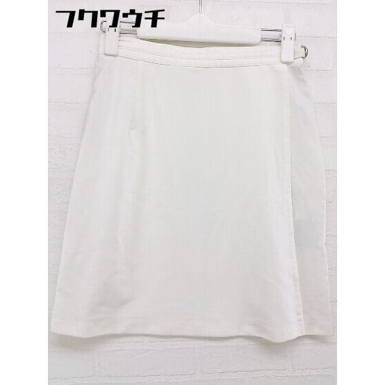 ◇ ◎ ANDRE LUCIANO アンドレルチアーノ タグ付き ミニ タイト スカート サイズM オフホワイト レディース拍卖