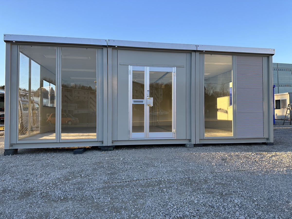 ユニットハウス コンテナハウス 三協フロンテア 事務所 店舗 12坪 24畳 間取り変更無料 メーカー整備後未使用品 保証付き拍卖