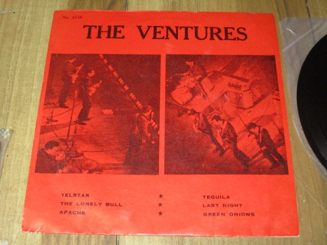 VENTURES ベンチャーズ TELSTER テルスター EP タイ?盤 6曲入り PS付き THE LONELY BULL APACHE TEQUILA テキーラ LAST NIGHT GREEN ONION拍卖