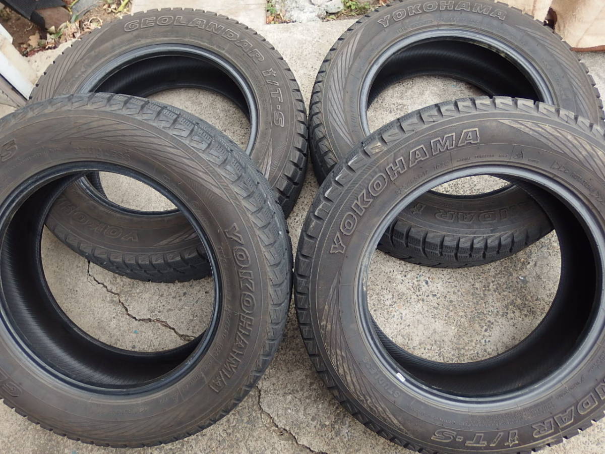 ヨコハマ ジオランダーI/T-S  225/65R17 4本セット 2014年  スタッドレスタイヤ拍卖