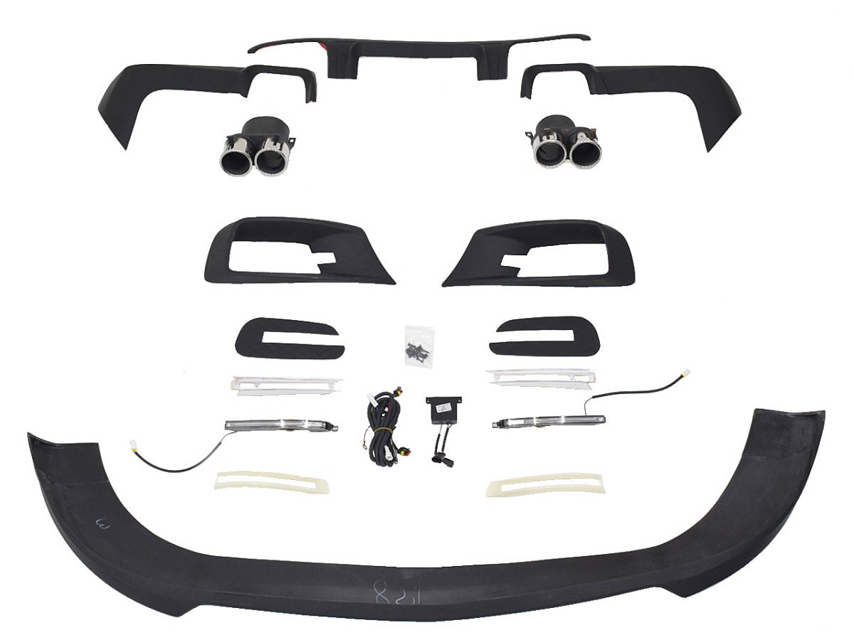 W447 フロント リップ スポイラー デイライト ライトカバー リア ディフューザー マフラーカッター ベンツ Vクラス カスタム 即納 外装拍卖