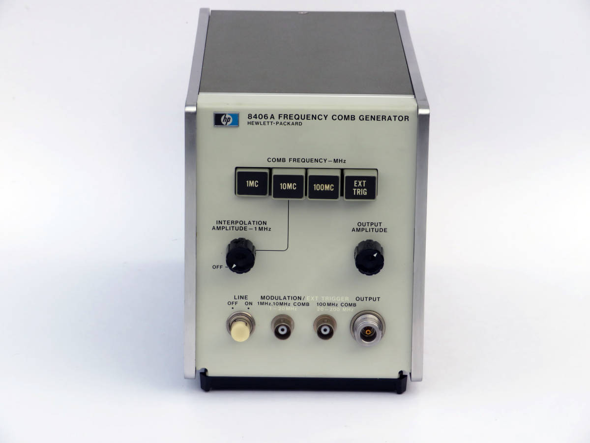 美品 送料込 HP8406A FREQUENCY COMB GENERATOR コムジェネレーター ヒューレット・パッカード HEWLETT-PACKARD拍卖