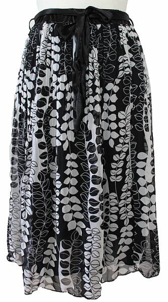 新品 MOUTHVALLEY★シフォン可愛い花柄★プリーツスカート (283)拍卖