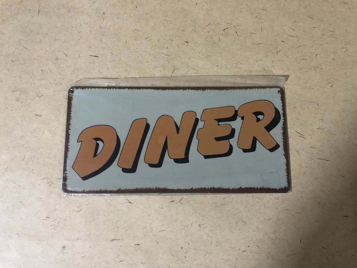 【同梱不可!】 【DINER) プレート★ブリキ?拍卖