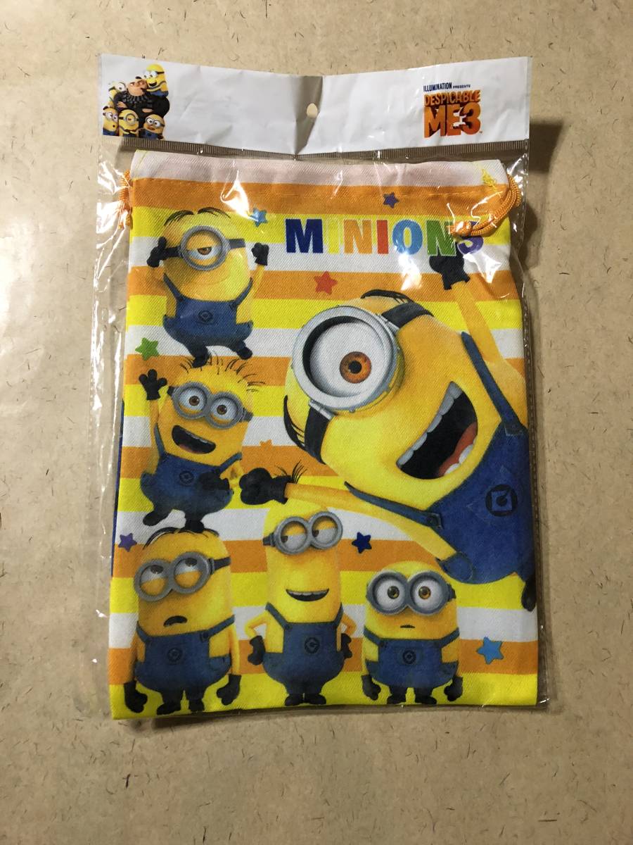 【同梱不可!】 ミニオンズ 大判巾着(巾着袋)★ユニバーサルスタジオジャパン拍卖