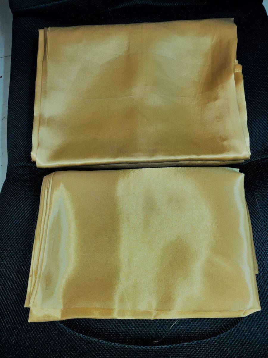 ★送料無料★サテンシルクシーツ1枚・枕カバ_2枚 3点組(ゴ儿ード2)◆拍卖