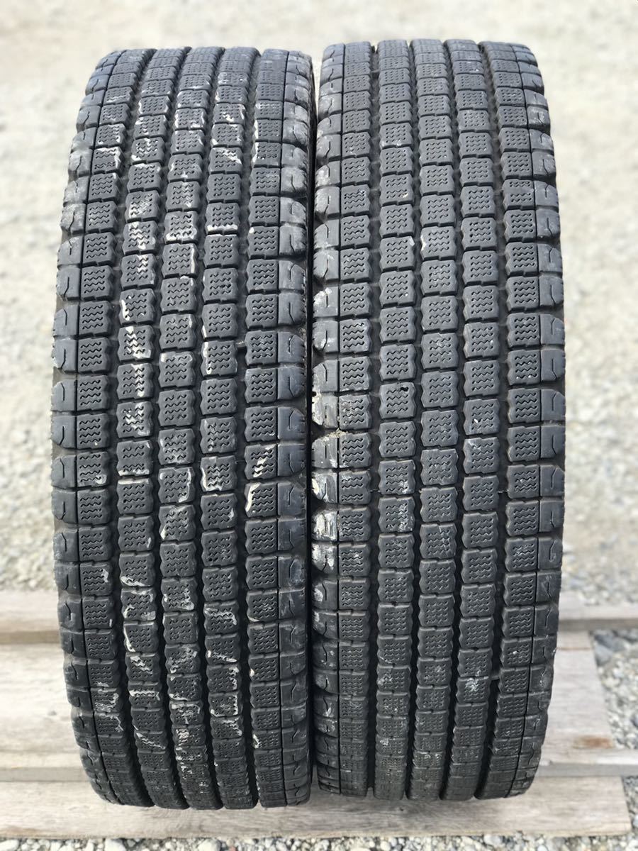 2942 ブリヂストン 275/80R22.5 スタッドレス 2本セット拍卖