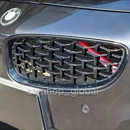 BMW Z4 E89対応 フロント キドニーグリル グロスブラック ダイヤモンドフィン カバー/エアロ 20i/23i/35i/35is/ハイライン/Mスポーツ等拍卖