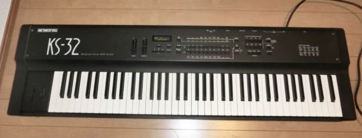 美品 ENSONIQ KS-32 キーボード 類似品/ ASR-88 ASR-10 E-my シンセサイザー ヤマハ Roland コルグ KORG ローランド YAMAHA MOTIF SP-1200拍卖