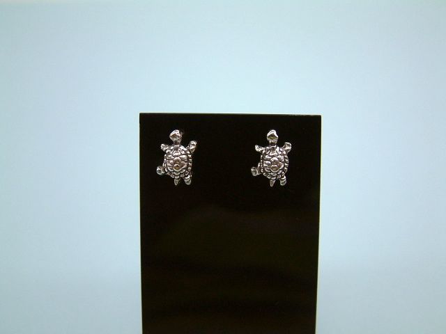 // *☆ 亀 かめ シルバー ピアス キャッチ 1 SILVER 925 ☆再入荷拍卖