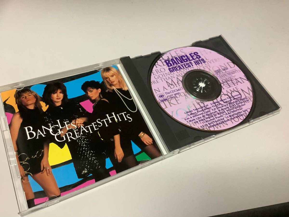 ★バングルス「グレイテストヒッツ」15曲入り‐堕ちたヒーロー,瞳をみつめて,マニックマンデー,恋に堕ちた天使,冬の散歩道,胸いっぱいの愛拍卖