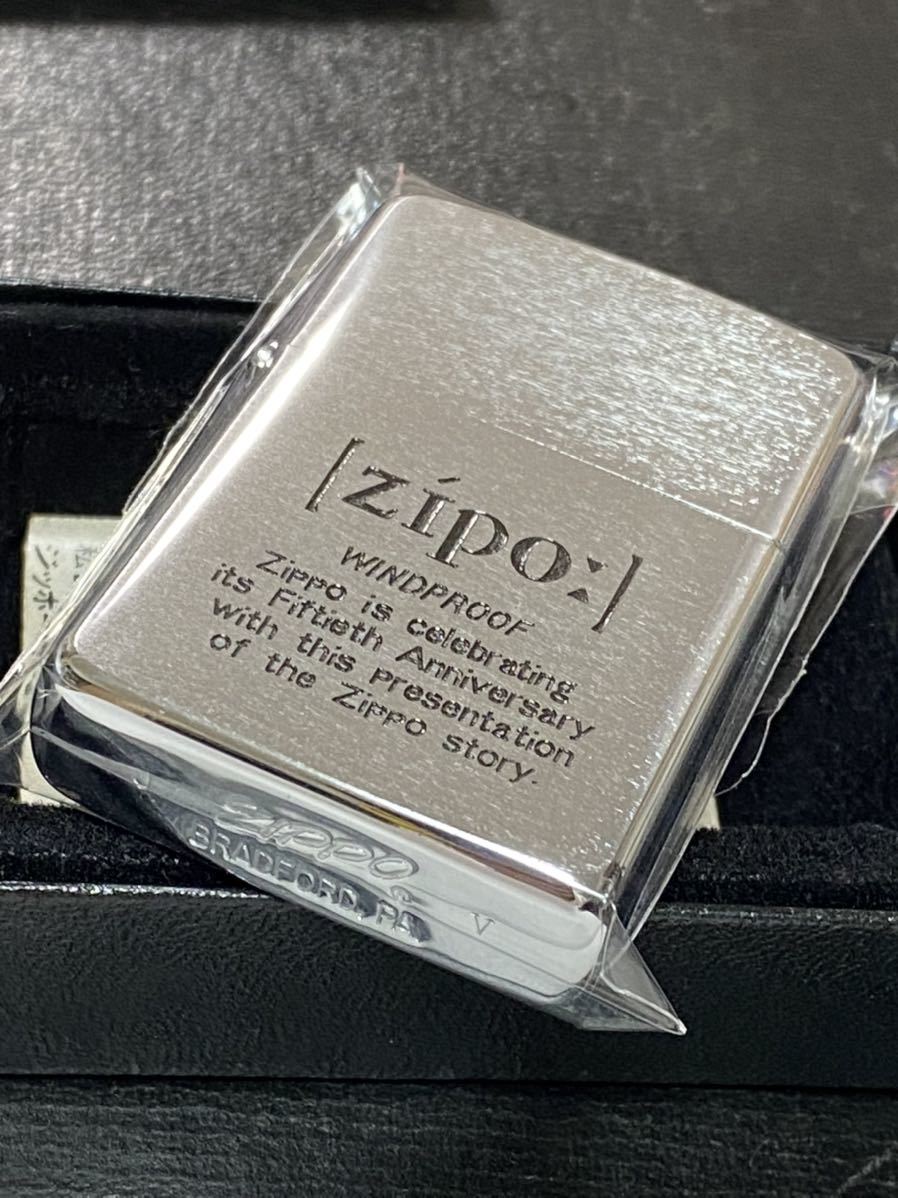 zippo 筆記体 ヴィンテージ 1989年製 シルバー 希少モデル WINDPROOF シルバーインナー 1990年製 ケース 保証書付き拍卖