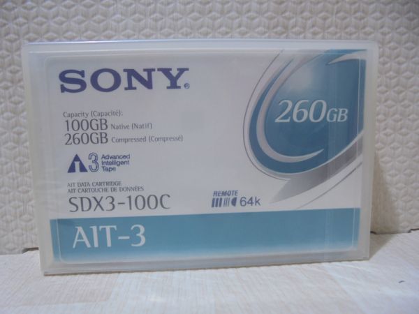 SONY AIT3 260GB テープ SDX3-100C 未開封品拍卖