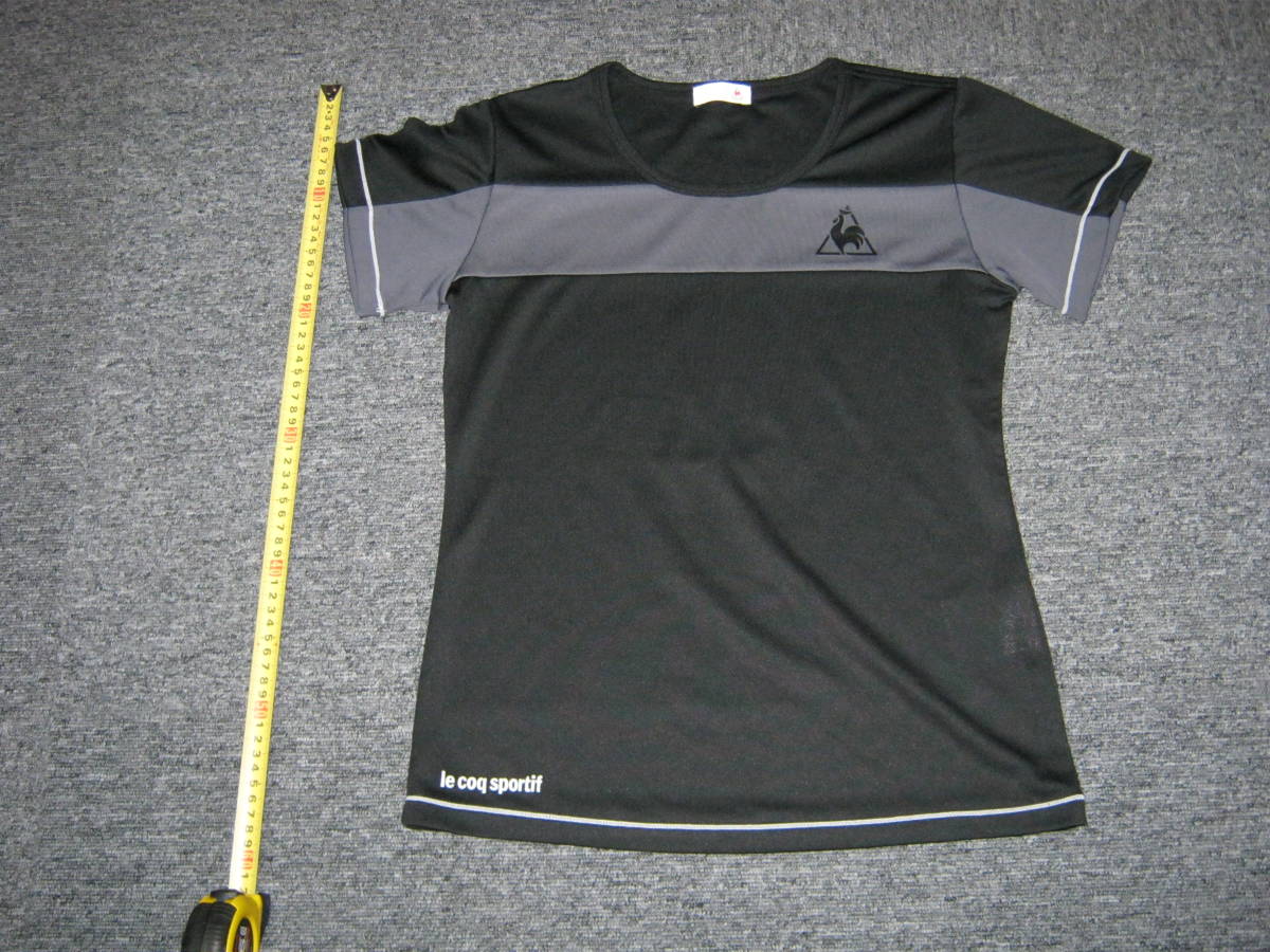 デサント LE COQ SPORTIF ルコックスポルティフ Tシャツ カットソー スポーツ トレーニング レディース サイズ L QB-015151拍卖