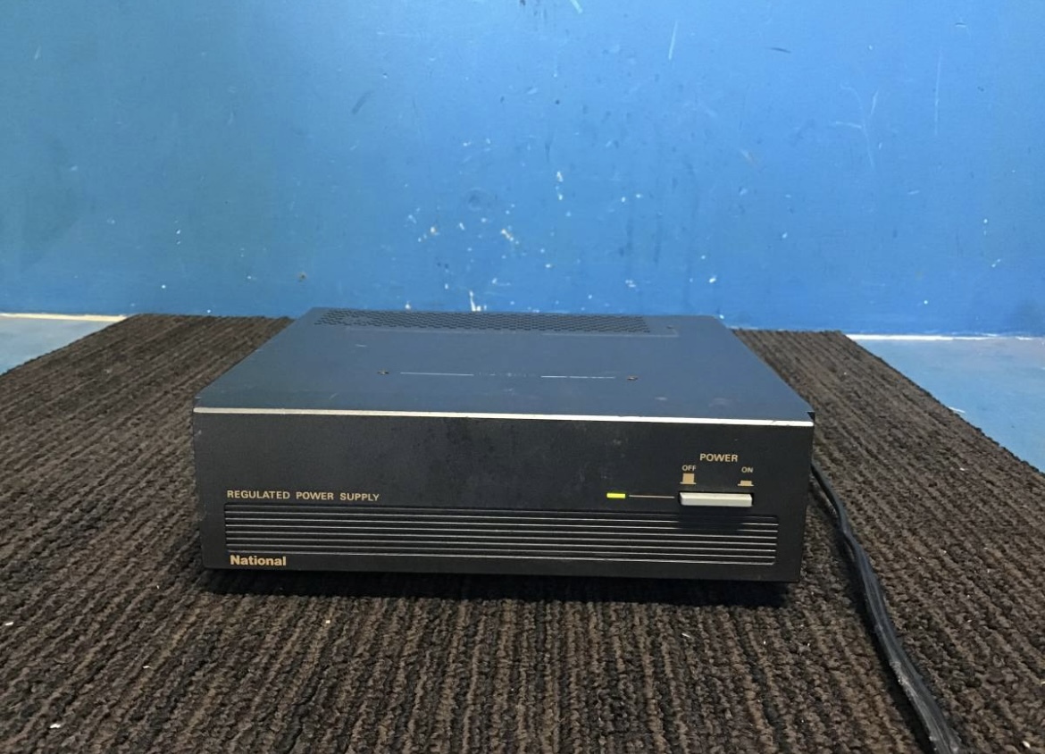 ● NATIONAL ナショナル POWER SUPPLY パワーサプライ 品番08574-00030 通電確認 ジャンク 岐阜発 R4.9/10●拍卖