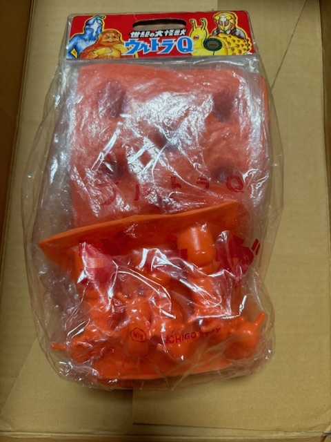 新品 M1号 フライパン ゴーガ ソフビ / 怪獣 キャラクティックス ブルマァク マーミット ベアモデル シカルナ マルサン USTOYS ウルトラQ拍卖