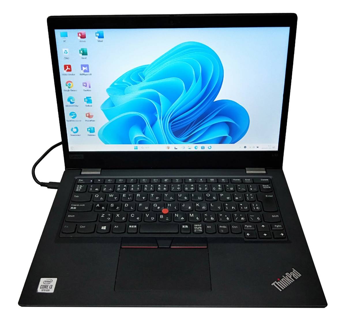 ★【驚速 LENOVO L13 i3-10110U 2.10GHz x4+4GB+SSD256GB 13.3インチノートPC】Win11+Office2021 Pro/HDMI/WEBカメラ■D012205拍卖