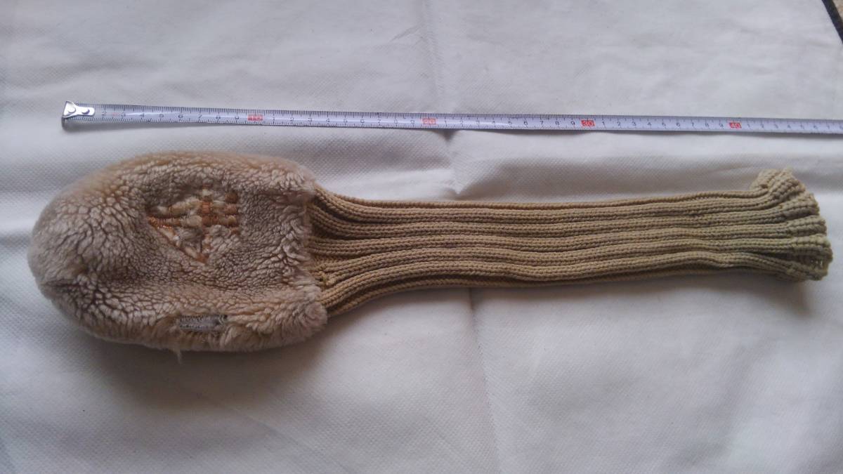 ★★ゴルフ ボア素材 ヘッドカバー 4W (ベージュ)F17拍卖