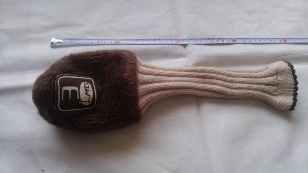 ★★MTS ゴルフ ボア素材 ヘッドカバー 3W用 (茶×ベージュ)F17拍卖