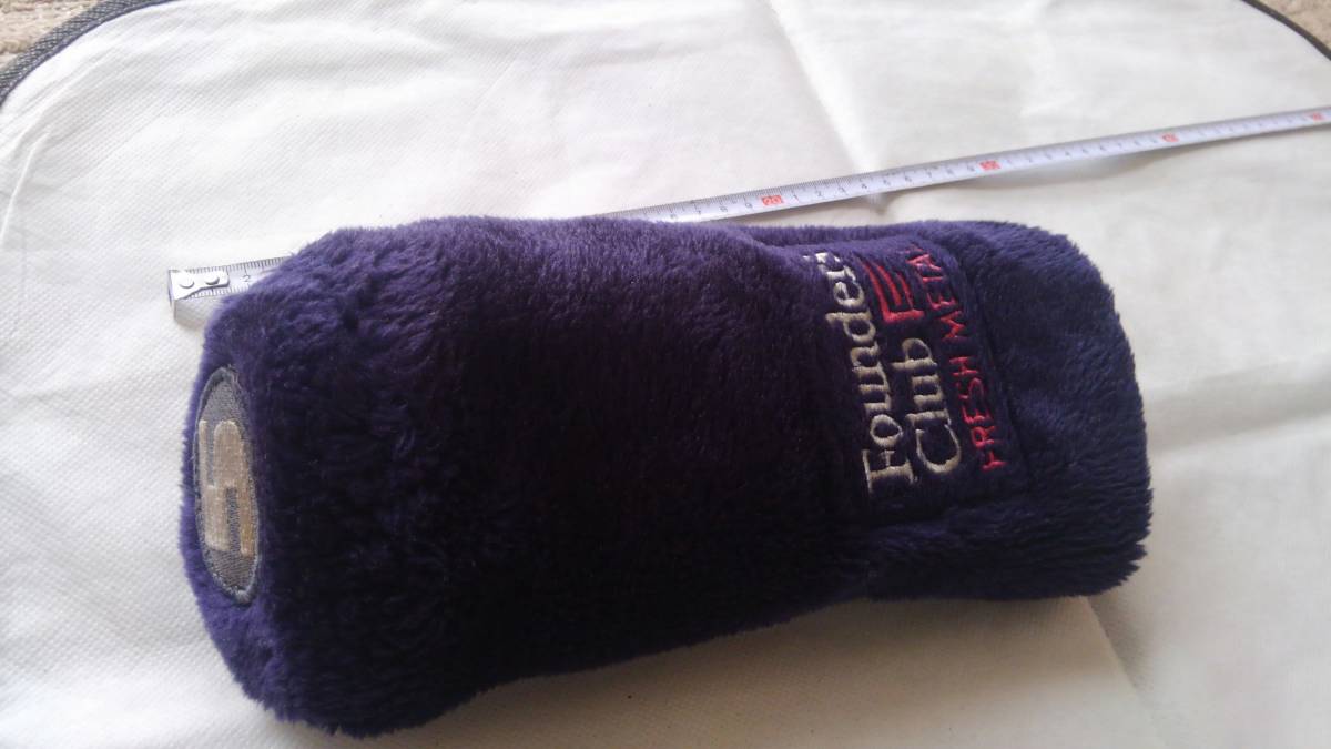 ★★Founders Club ゴルフ ボア素材 ヘッドカバー 5W用 (紺)F17拍卖