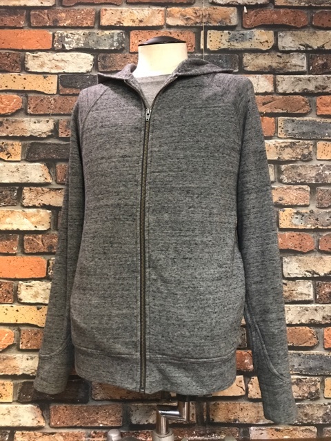 G769 メンズパーカー T by ALEXANDER WANG アレキサンダーワン カジュアル 無地 グレー ジップアップ シンプル 小さいサイズ(6)/ XS拍卖